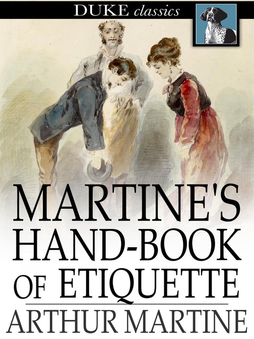 Cover of Martine's Hand-Book of Etiquette